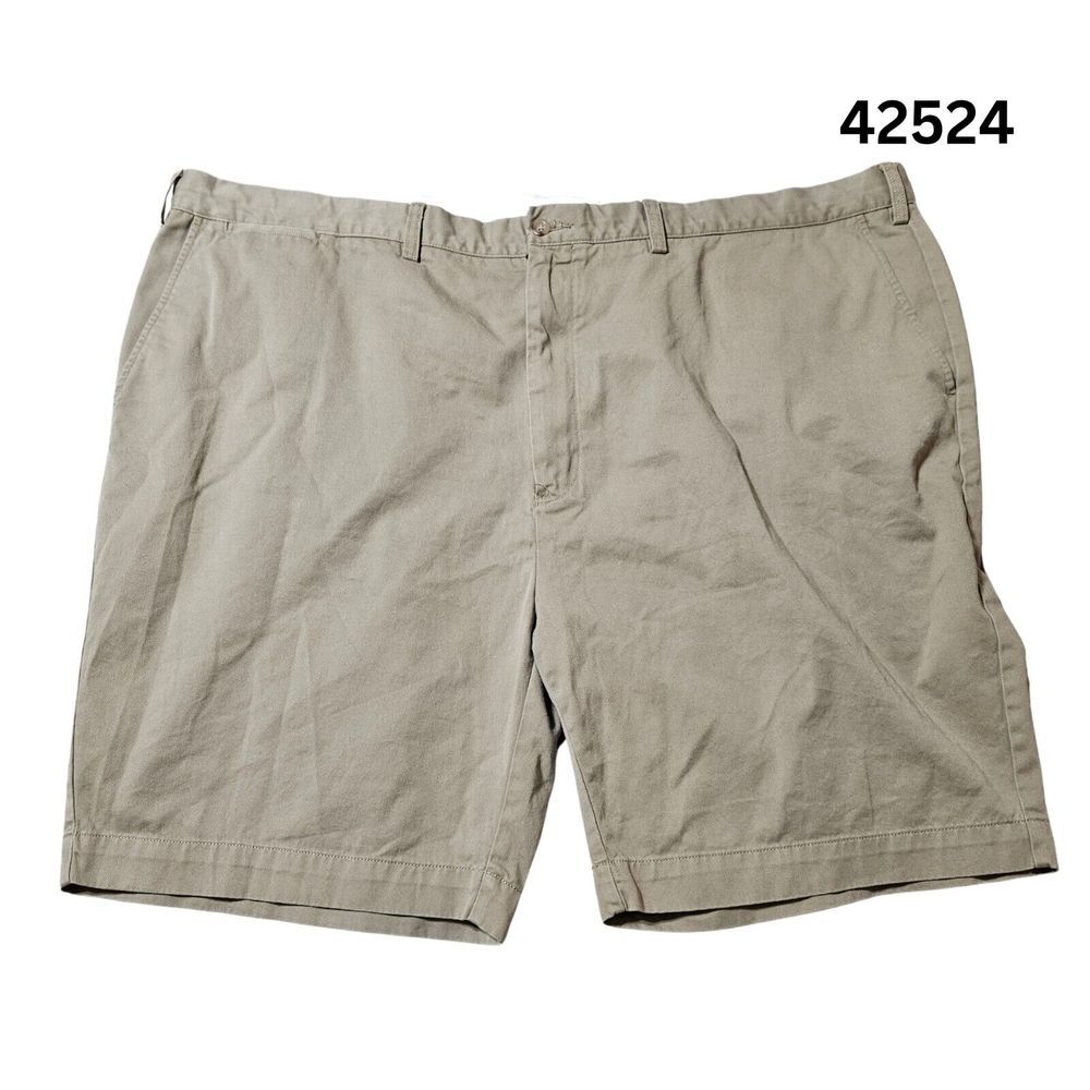 Polo Ralph Lauren Mens 50 Big Khaki Chino Shorts Cotton Twill Classic Fit Preppy